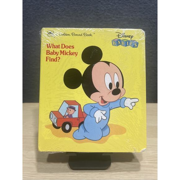 Vintage Disney Babies Golden Board Books Rock a Bye What’s Up High NEW SEALED - Picture 2 of 2
